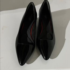 Rockport Shiny Black Women's Flats